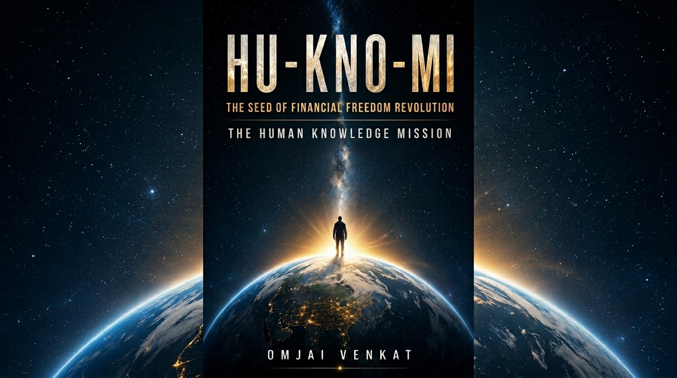 Hu-Kno-Mi — The Seed of Financial Freedom Revolution. The Human Knowledge Mission. By Omjai Venkat.